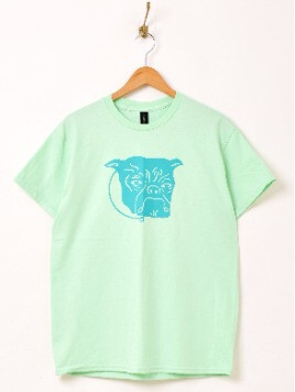  プリントTシャツ ブルドッグ