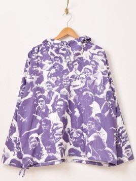 Backers 総柄 ウッドストック アノラックパーカー