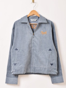 Backers 刺繍入り コーデュロイジャケット「ROSSFORD 1957」