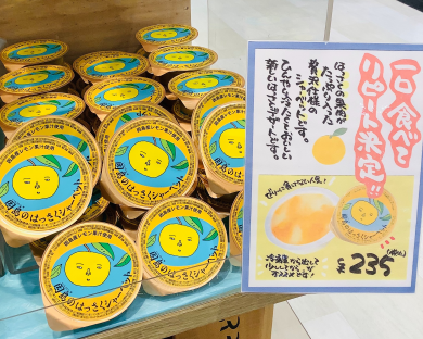 【リピーター続出】因島のはっさくゼシャーベット🍊