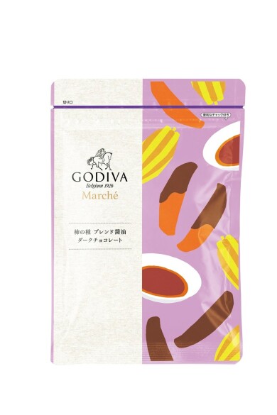柿の種 ブレンド醤油 ダークチョコレート