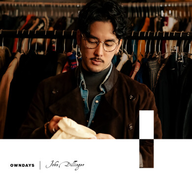 【OWNDAYS】「John Dillinger」クラッシックのその先へ。
