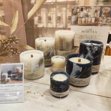 "Candle MIMOSA"で一足お先にクリスマス気分を♪