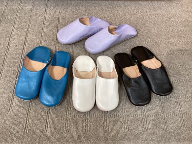 モロッコのスリッパ バブーシュ入荷しました!