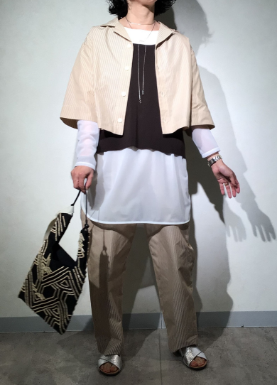 nicholson&nisholson　セットアップ着回しコーデ♪