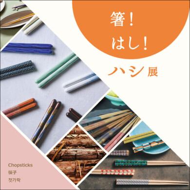 「箸！はし！ハシ展」開催！　1/19(月)まで