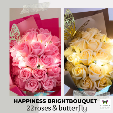 new HappinessBrightBouquet❥ソープフラワー