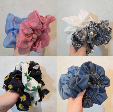 新作のシュシュたくさん入荷しました✨