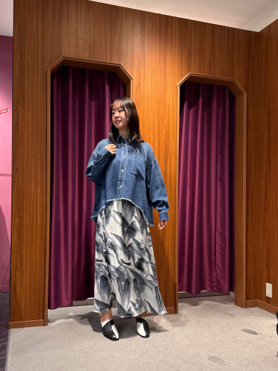 NEW IN💙セルロースデニムビッグシャツのご紹介！！