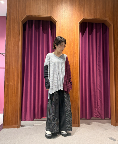 NEW IN🖤ストライプ切替パンツのご紹介!!