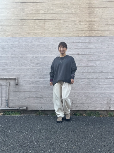 NEW IN🩶タックカーブパンツのご紹介！！