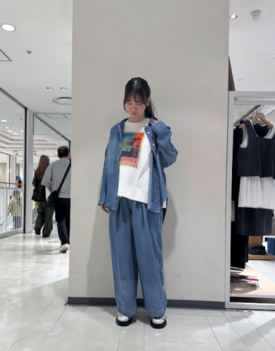 大人気！！セルロースデニムセットアップ