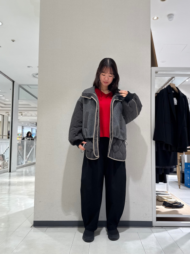 NEW IN🖤タックカーブパンツのご紹介！！