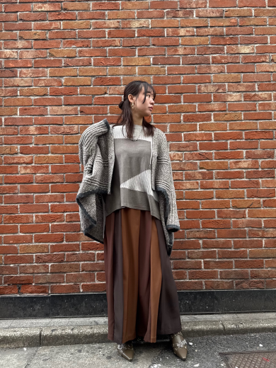 NEW IN🤎大人気！！2WAYワイドニットカーディガンのご紹介