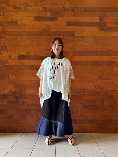 ☆SALE☆切替ワイドブラウス