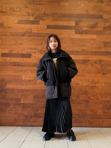 NEW IN🖤キルティングレイヤードショートコートのご紹介！！