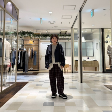  NEW IN  スタッフリアルコーディネートのご紹介！！