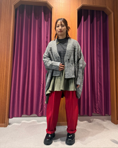 NEW IN🩶大人気！！2WAYワイドニットカーディガンのご紹介🎵