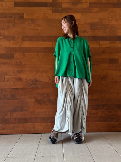 ☆再入荷☆タックワイドビッグブラウス