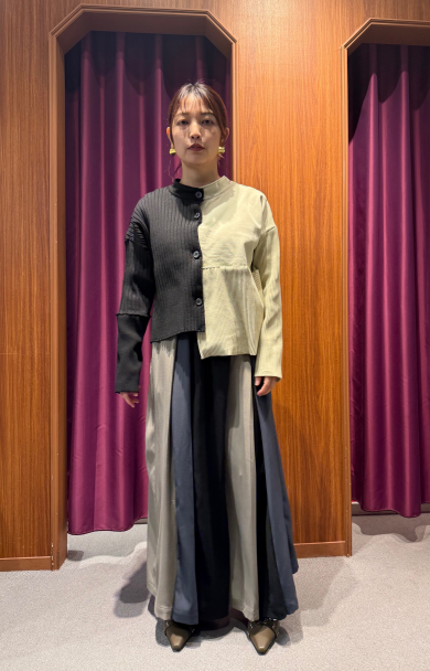 NEW IN🤍2WAYバイカラーニットカーディガンのご紹介！！