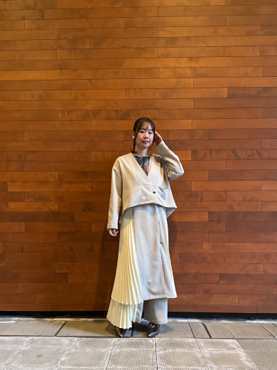 NEW IN🤍ノーカラーショートジャケットのご紹介！！