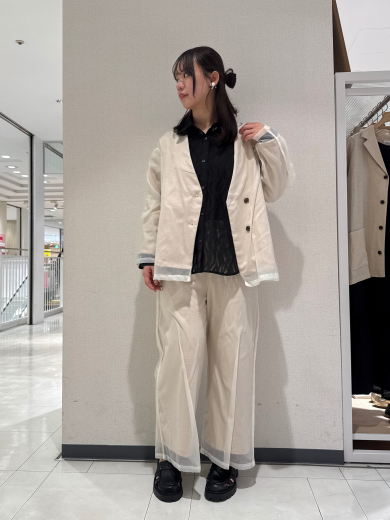 NEW IN🤍シアーレイヤードジャケットのご紹介！！