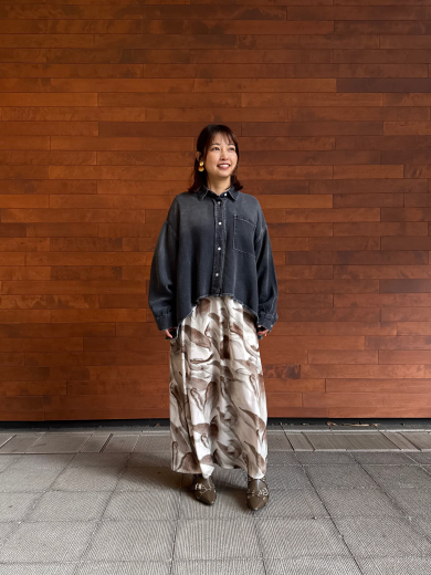 NEW IN🤎セルロースデニムビッグシャツのご紹介！！