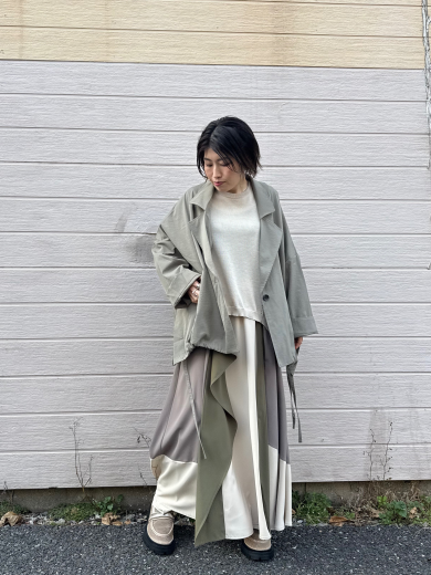 NEW IN🤍配色切替フレアースカートのご紹介！！