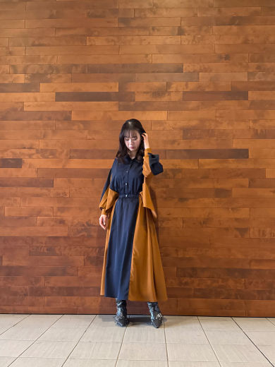 NEW IN🧡バイカラーワンピースのご紹介！！