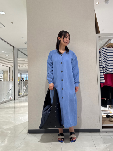 NEW IN💙バックギャザーライトコートのご紹介！！