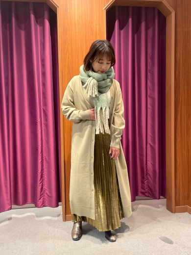 NEW IN🧡2WAYバックプリーツニットカーディガンのご紹介！！