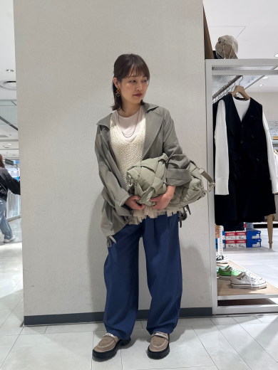 NEW IN🤍フリンジヘムメッシュニットベストのご紹介！！