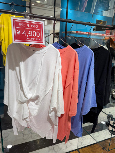 ☆SALE☆リボンアレンジ切替Tシャツ