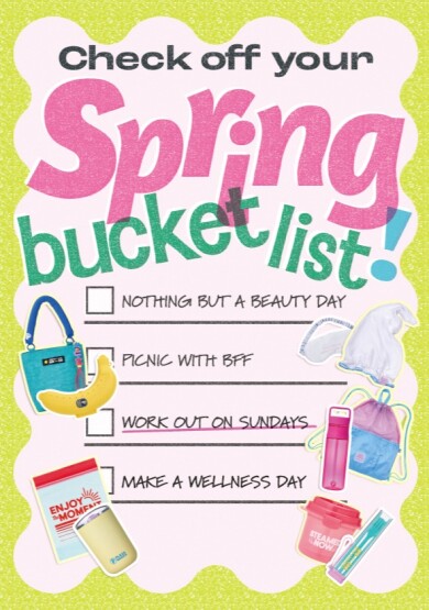 Check off your spring bucket list !