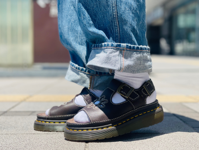 【新作】SS25 サンダル　DUNNET FLOWER KELP BROWN