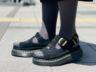 【新作】SS25 サンダル　DUNNET FLOWER BLACK