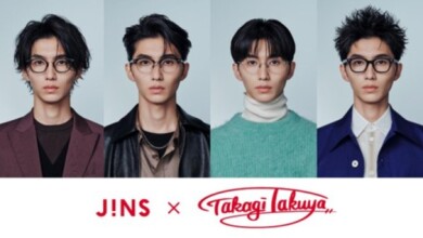 メガネとヘアで印象革命！「JINS×TAKAGI TAKUYA」登場！