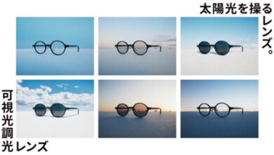 太陽光を操るレンズ。「可視光調光レンズ」