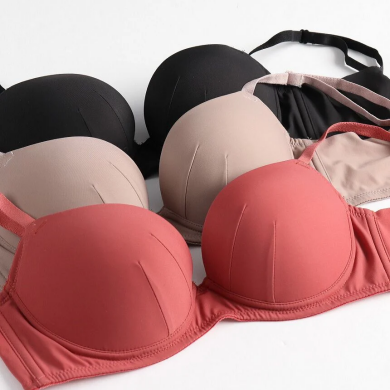 【新色】【BRAGENIC スムージングtype】 3/4カップブラ(ノンワイヤーブラ)
