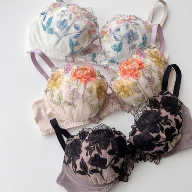 【新作】自然に盛って、まるみバストをメイク 3/4カップブラ