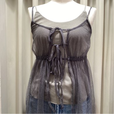 お洋服のインナーにも、１枚での着用もＯＫ！ ブラトップ