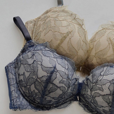 【新色】【BRAGENIC 脇高細見えtype】ノンワイヤーで谷間もシルエットも美しく整える 3/4カップブラ(ノンワイヤーブラ)