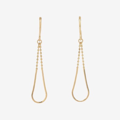 揺れる煌めき しずくピアス