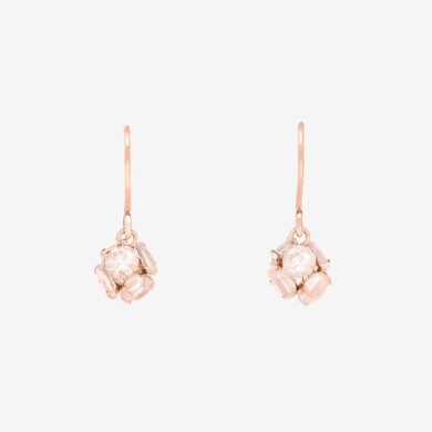 キラキラ輝くロンデルピアス