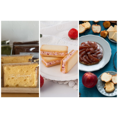 東館3階に「シフォンケーキ専門店THE.GOODMOOD」「苺のワルツ」「りんごとバター。」が期間限定OPEN!!