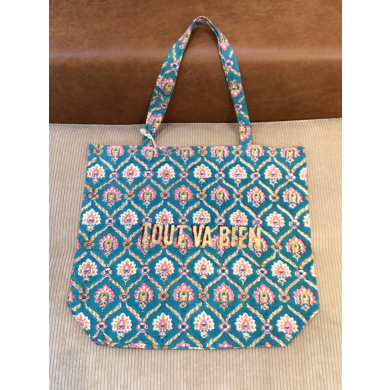 “Tout va bien”(すべてうまくいく)jaminiのポジティブトートバッグ