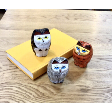 パピエマシェ　ネコのオブジェ