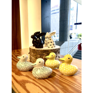 ソープストーンにウサギとアヒルが加わりました♪