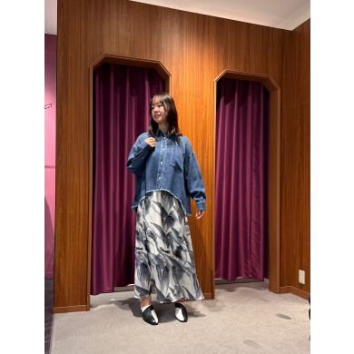 NEW IN💙セルロースデニムビッグシャツのご紹介！！