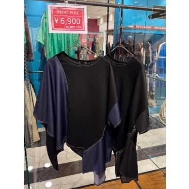 ☆SALE☆切替アシンメトリーTシャツ